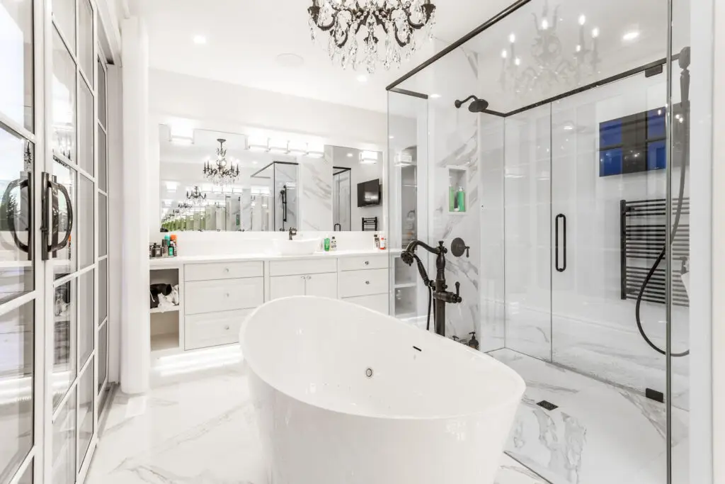 Luxury bathroom interior in Calgary