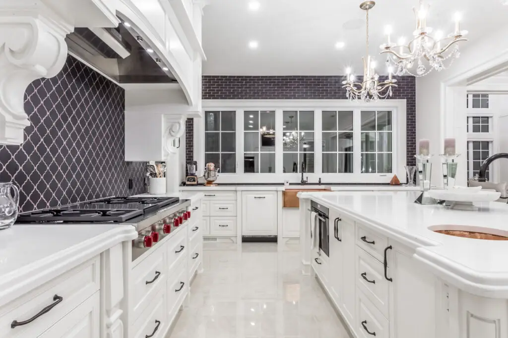 Custom kitchen cabinets and countertops