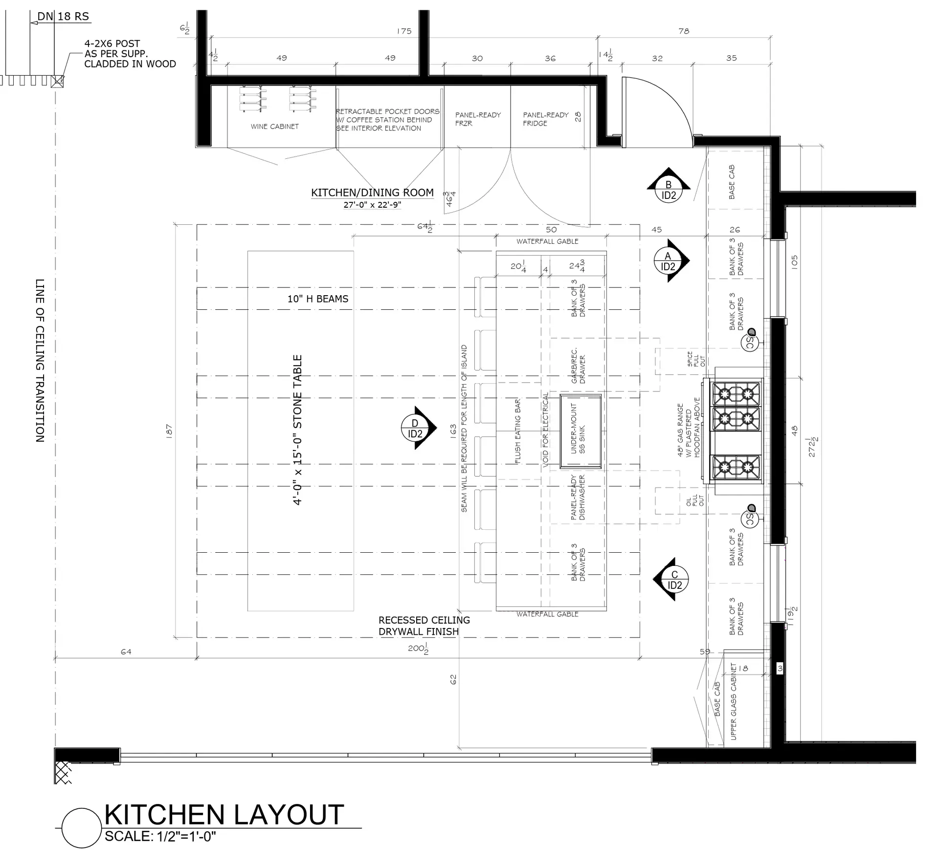 Kitchen layout